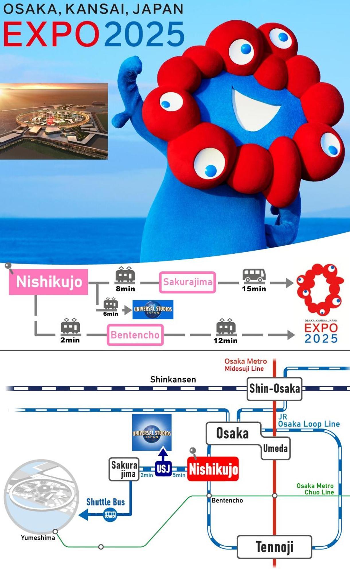 Usj 2 Stops, Umeda&Dotonbori 8Mins, Ninja Style Sv1 Osaka Exterior photo